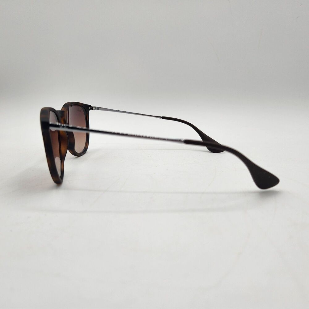 Ray-Ban Sunglasses RB4171 Erika Rubber Havana Brown Gradient Dark Brown Lens - Picture 10 of 16
